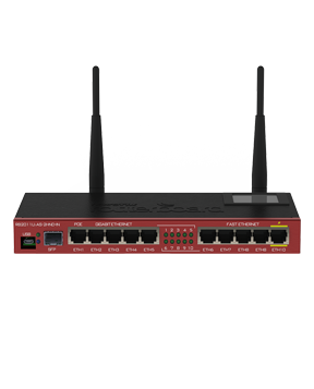 Mikrotik Mikrotik RB2011UAS-2HnD-IN 10 Port 2.4GHz WiFi Router Firewall - görsel 2