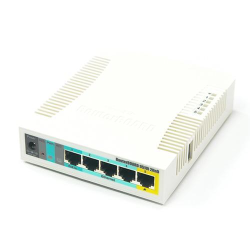 Mikrotik MikroTik RB951Ui-2HnD 5 Port 2.4GHz WiFi Firewall Router  - görsel 2