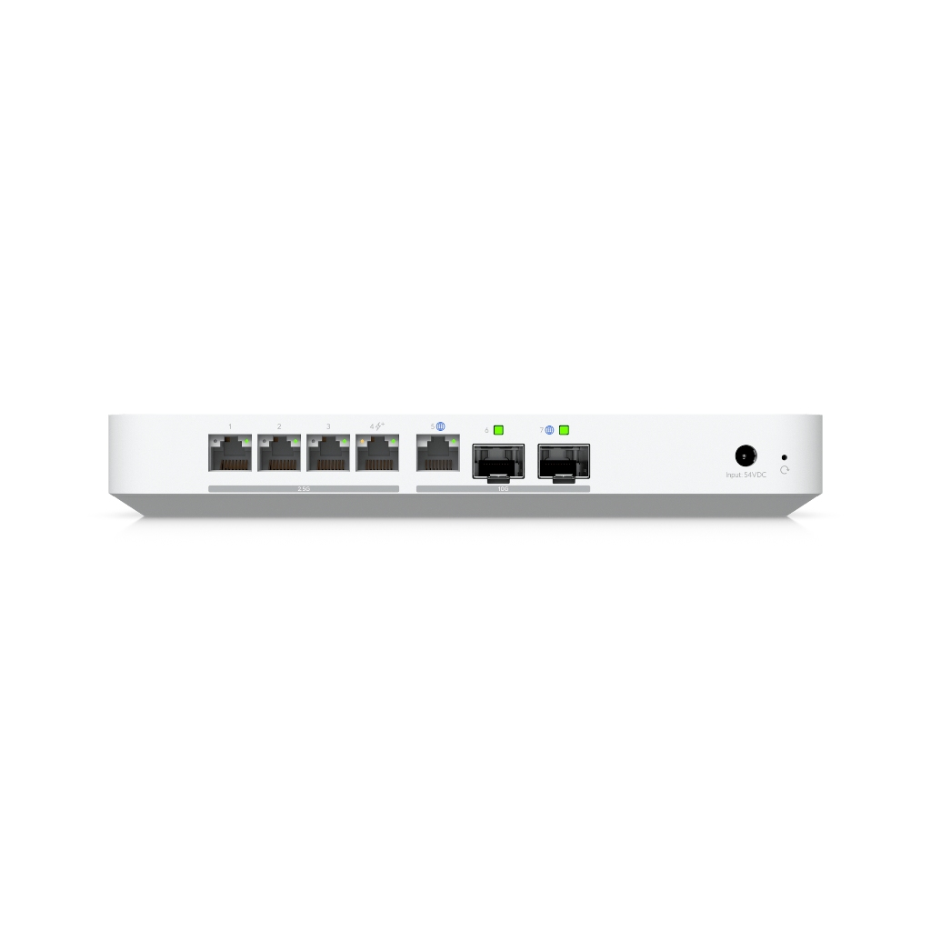 UBNT UCG-Fiber UBNT UniFi Cloud Gateway Fiber - UCG-Fiber 10G WAN/LAN 5 Gbps IDS/IPS NVMe NVR 50+ Cihaz & 500+ İstemci UniFi Gateway Firewall Router - görsel 6