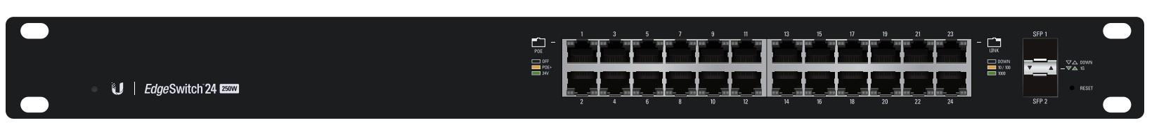 UBNT EdgeSwitch 24 250W UBNT ES-24-250W - UBNT EdgeSwitch 24 Port 250W PoE+ Layer3 Yönetilebilir Switch - görsel 7
