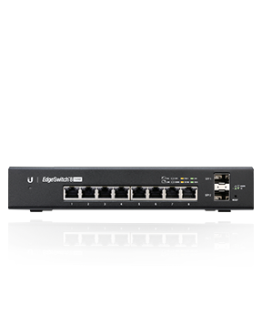 UBNT EgeSwitch 8 150W UBNT ES-8-150W - UBNT Edge Switch 8-150W 8 Port 2 SFP Gigabit Yönetilebilir PoE Switch