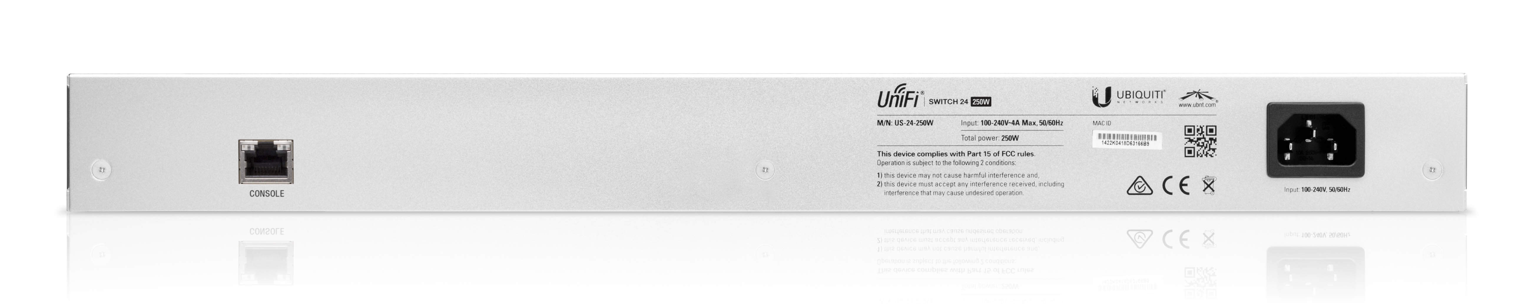 UBNT UniFi Switch 24 250W UBNT UniFi US-24-250W - UBNT UniFi Switch 24 Port 250W PoE+Management Switch - görsel 8