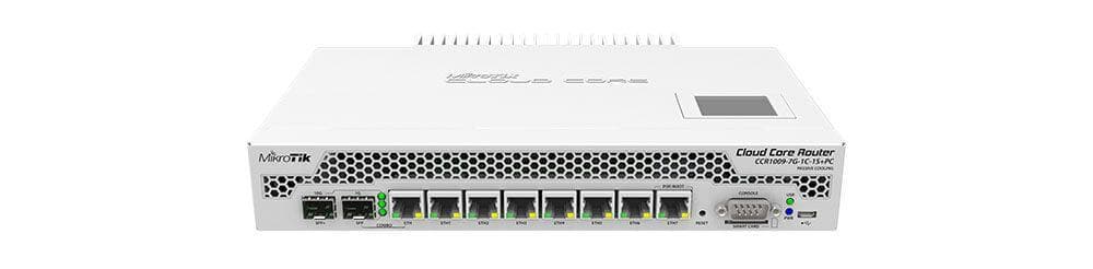 MikroTik CCR1009-7G-1C-1S+PC 8 Gigabit Port 1SFP+ 1SFP Firewall Router