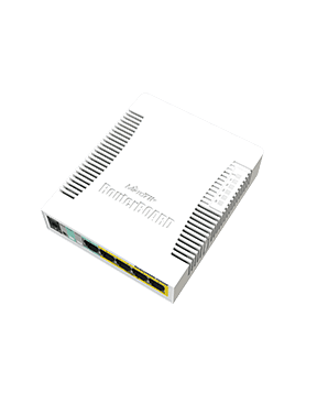 MikroTiK RB260GSP Indoor Case and Power Supply