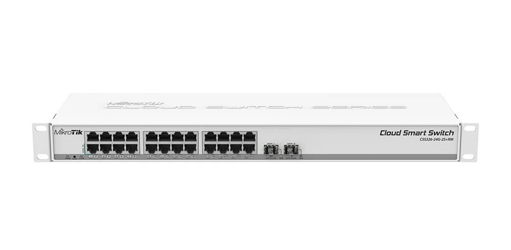 MikroTik CSS326-24G-2S+RM Yönetilebilir Switch