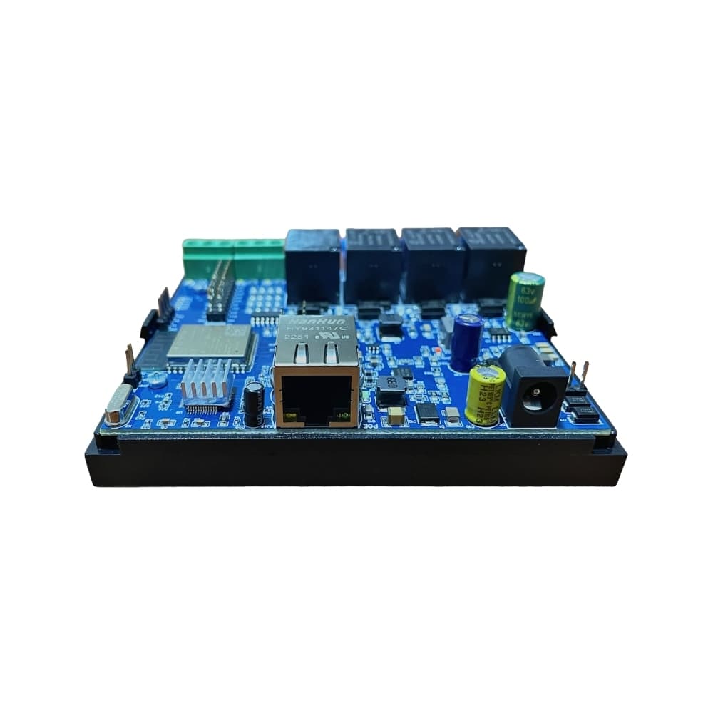 NetRelay IoT Development Board 4 Röle (PoE-Ethernet-WiFi Lan Relay) Geliştirme Kartı (Adaptörlü)