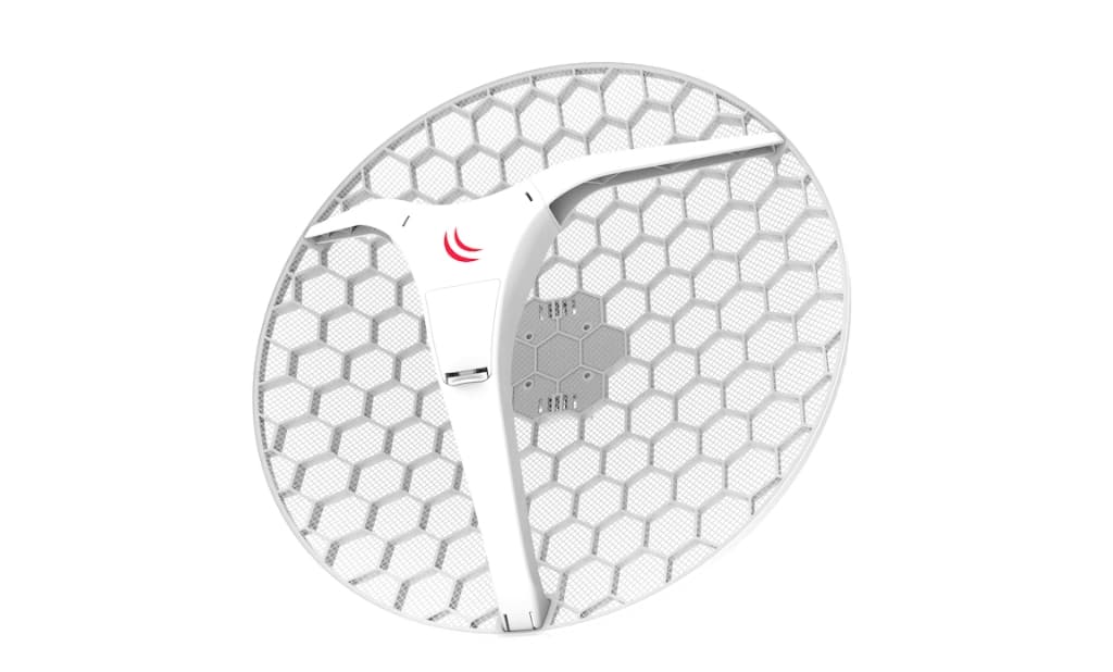 MikroTik LHG XL HP5 (RBLHG-5HPnD-XL) | 5 GHz 27 dBi Grid CPE, Uzun Mesafe PTP 40 km, Yüksek TX Güç, NV2 TDMA