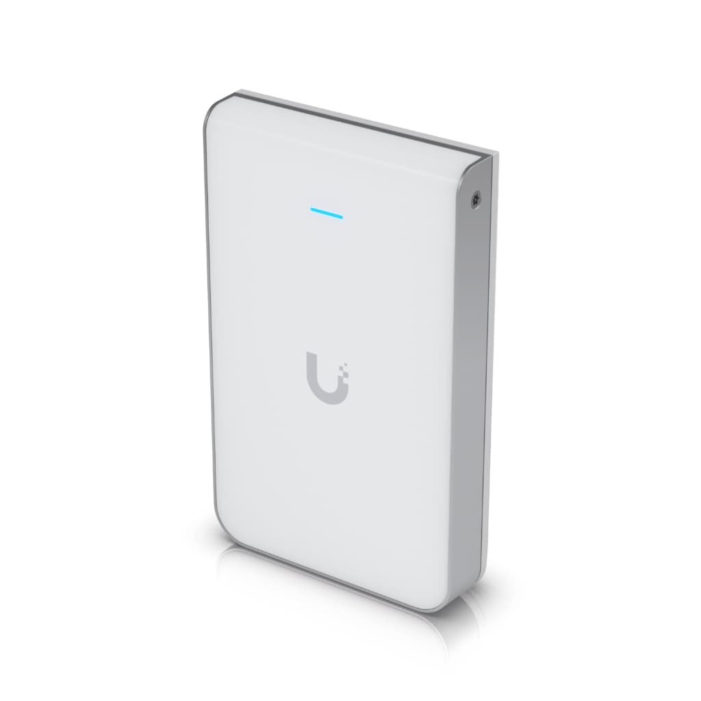 UBNT UniFi In-Wall HD (UAP-IW-HD) Duvar Tipi WiFi 5 Access Point – 6 Stream, 4 Port GbE Switch, PoE/PoE+, 90 m² Kapsama