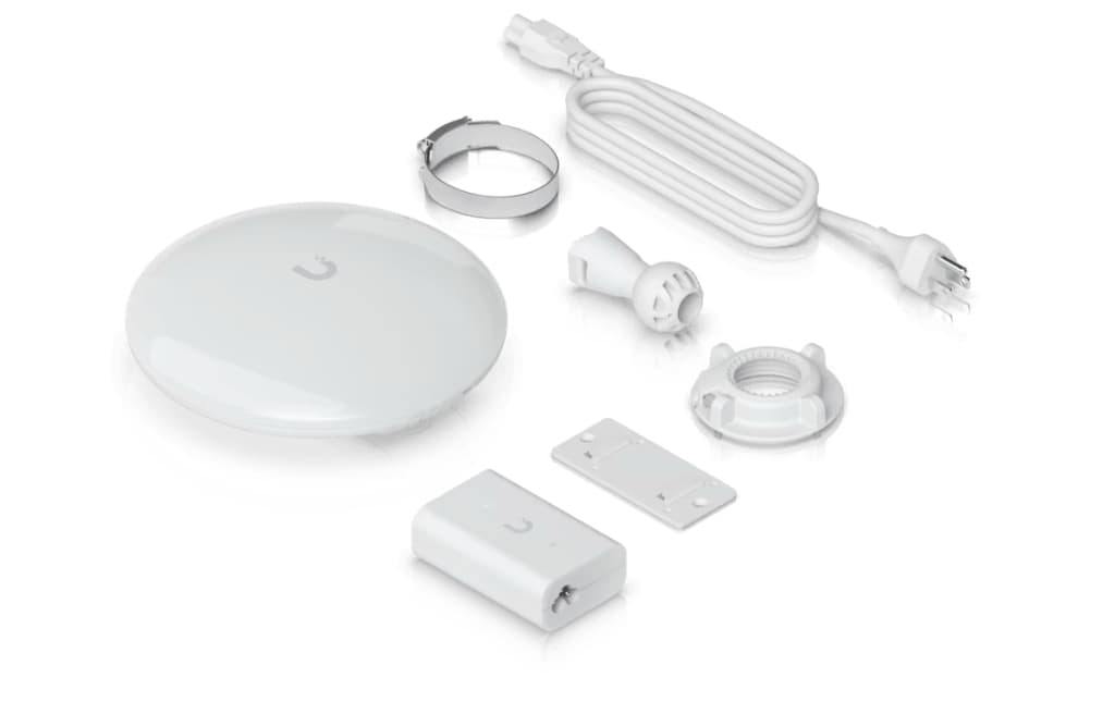 UBNT UniFi Device Bridge Pro (UDB-Pro) 5 GHz Kablosuz Köprü – 5+ km PtP, 2×GbE, PoE Çıkış, IPX6, UniFi Yönetim