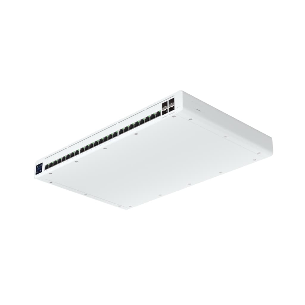 UBNT UISP Switch Pro (UISP-S-Pro) – 16 Port 27V Pasif PoE, 4× 10G SFP+ ve 220W Güç Bütçeli Profesyonel WISP Switch