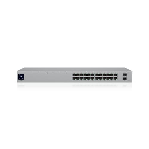 UBNT UniFi Standard 24 (USW-24) | 24 Port Gigabit, 2 SFP, Fansız Layer 2 Switch