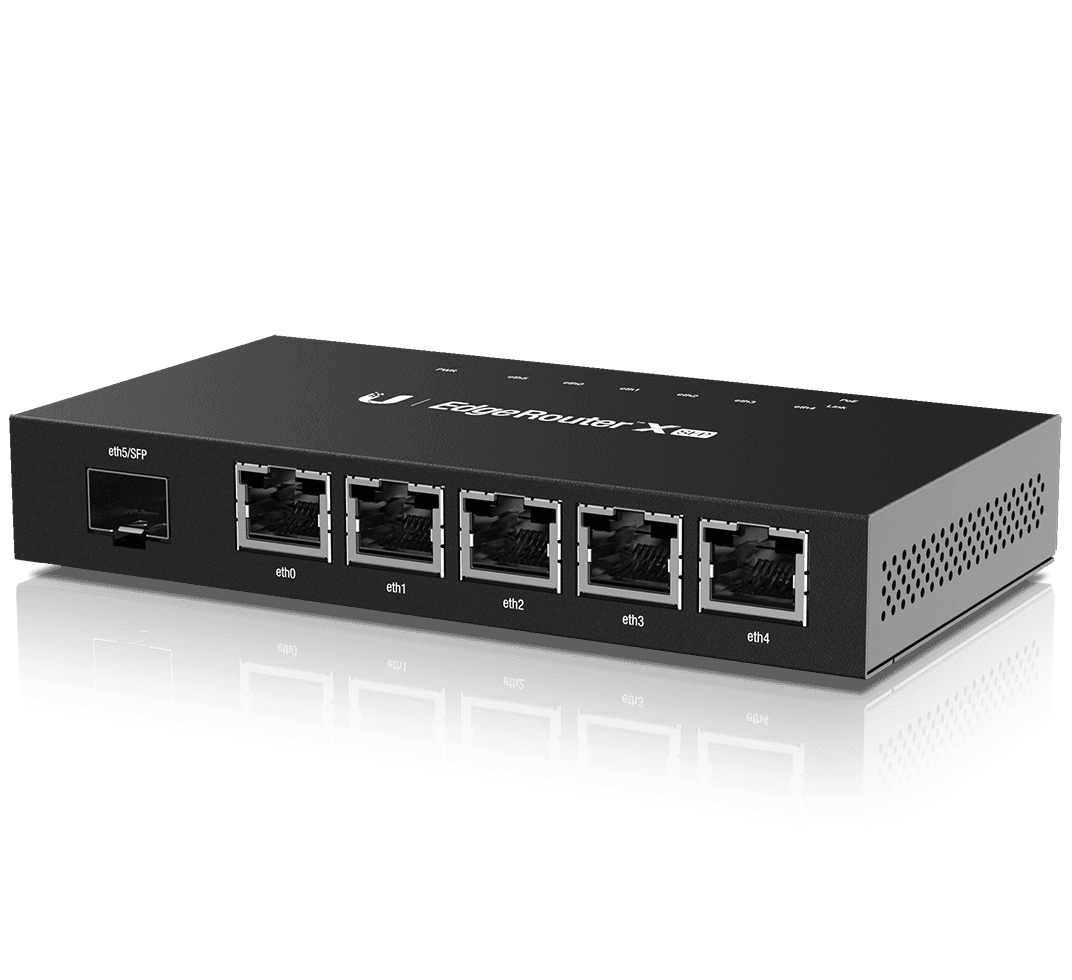 UBNT ER‑X‑SFP - UBNT EdgeRouter X SFP 6 Port Gigabit Firewall Router