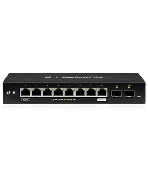 UBNT-ES-10X - UBNT Edge Switch 10X 8 Port Gigabit ve Fiber Destekli yönetilebilir Switch