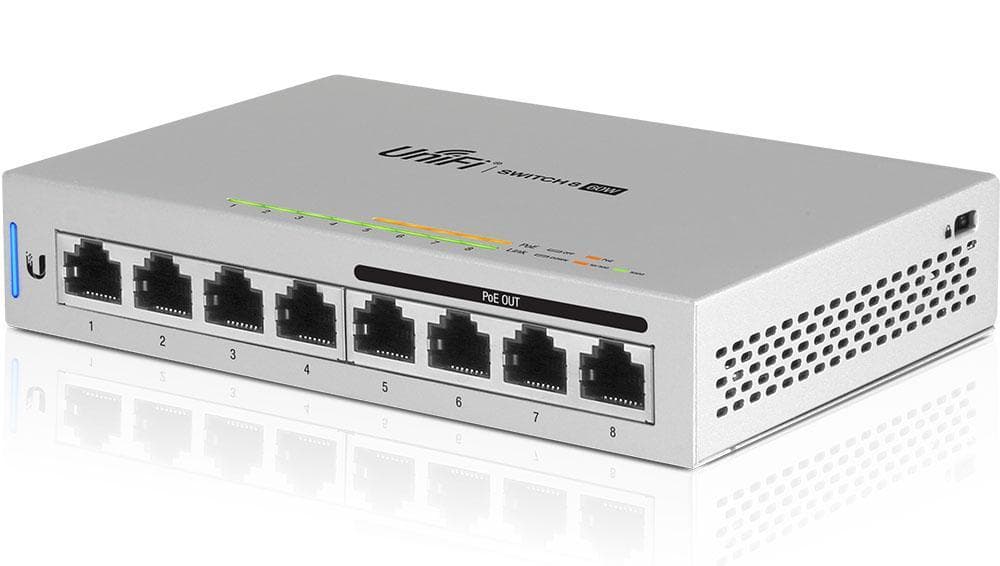 UBNT US-8-60W - UBNT UniFi Switch 8 Port 60W Layer3 Yönetilebilir Switch