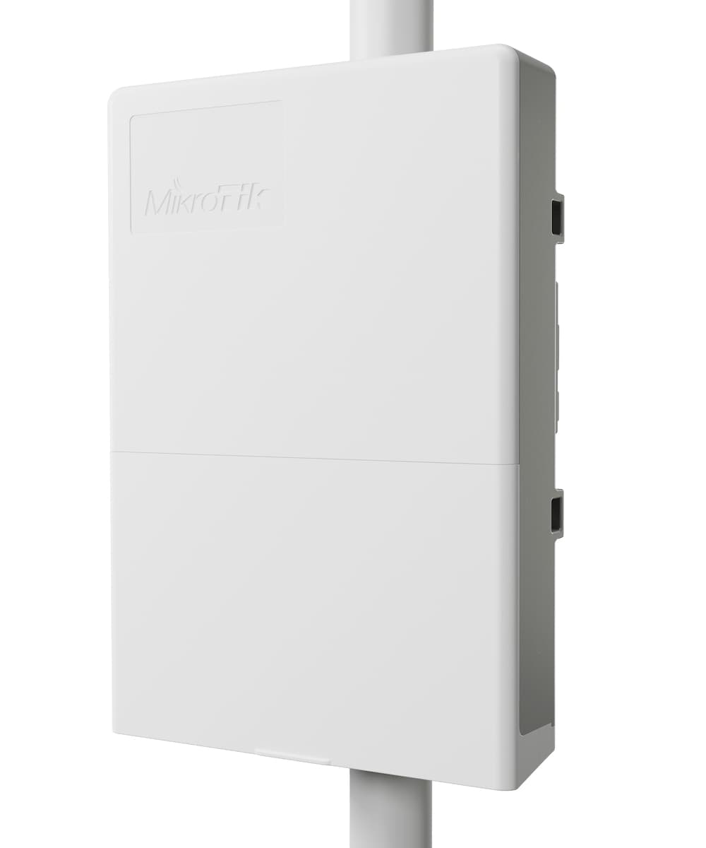 MikroTik netFiber 9 Dış ortam 10 G fiber switch • 4× SFP+ • 5× SFP • 1× RJ45 PoE-in Switch