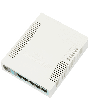 Mikrotik RB260GS 5 port Gigabit Yönetilebilir Switch