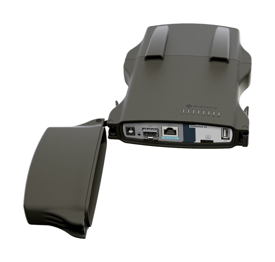 MikroTik NetMetal ax | IP66 Wi-Fi 6 Dış Ortam AP, 2.5G SFP, miniPCIe LTE, RP-SMA | PTP/PTMP WISP