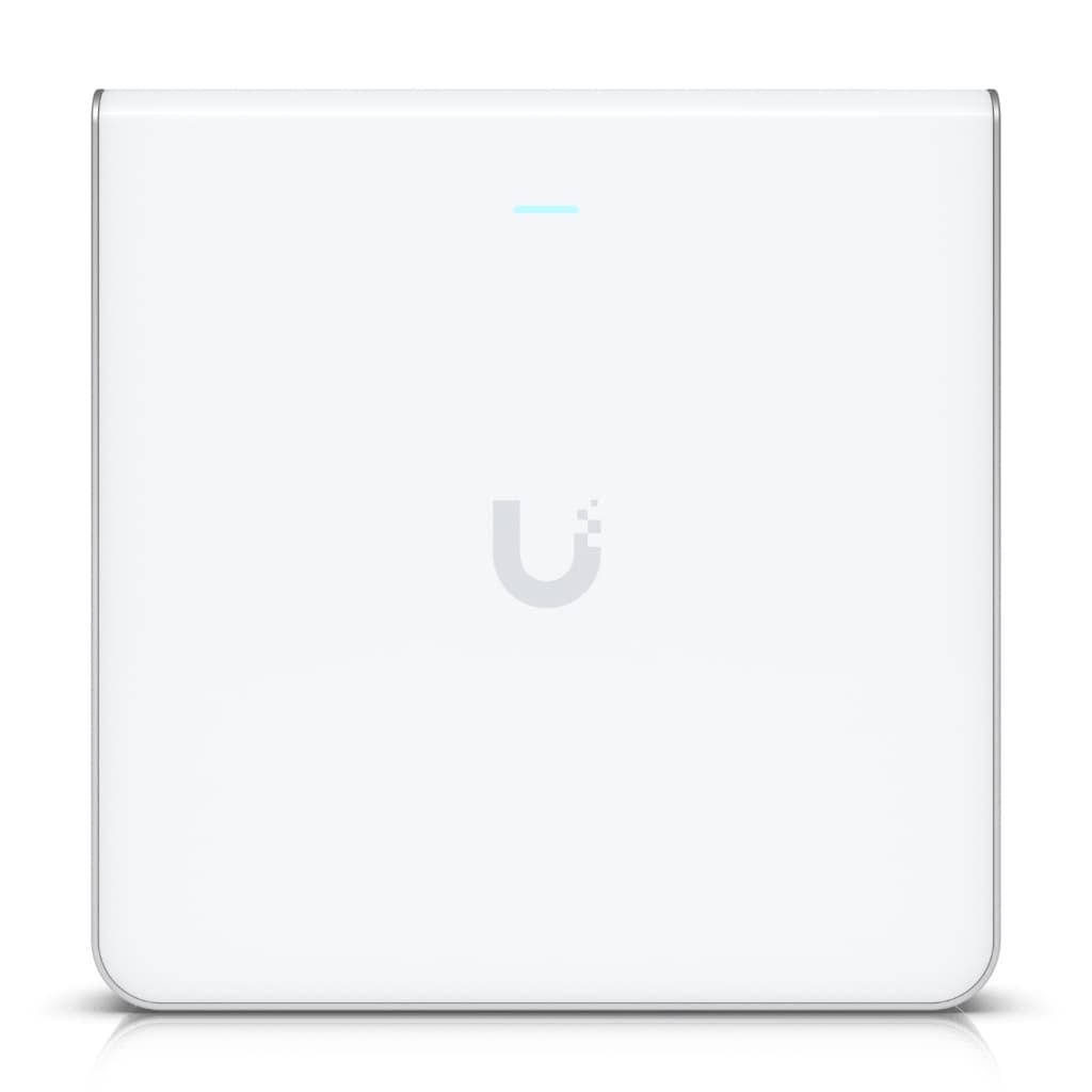 UBNT UniFi U6 Enterprise In-Wall U6-Enterprise-IW WiFi 6E 6 GHz Duvar Tipi AP – 10 Stream, 2.5 GbE, 4 Port Switch + PoE Out