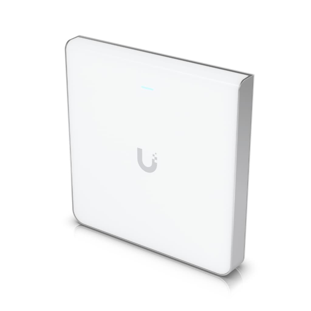 UBNT UniFi U6 Enterprise In-Wall U6-Enterprise-IW WiFi 6E 6 GHz Duvar Tipi AP – 10 Stream, 2.5 GbE, 4 Port Switch + PoE Out