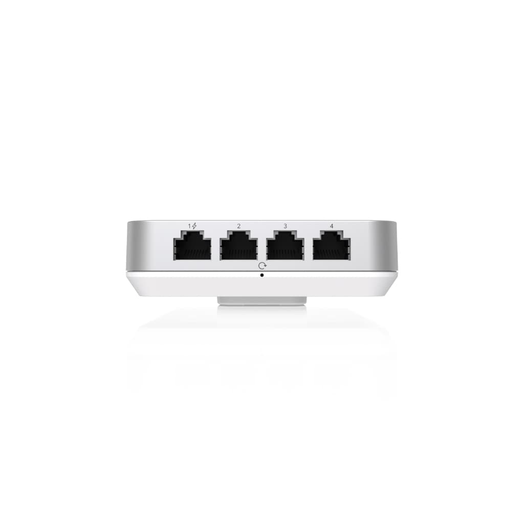 UBNT UniFi U6 In-Wall (U6-IW) WiFi 6 Duvar Tipi Access Point – 6 Stream, 4 Port GbE Switch, PoE Out, Otel Odası İçin İdeal