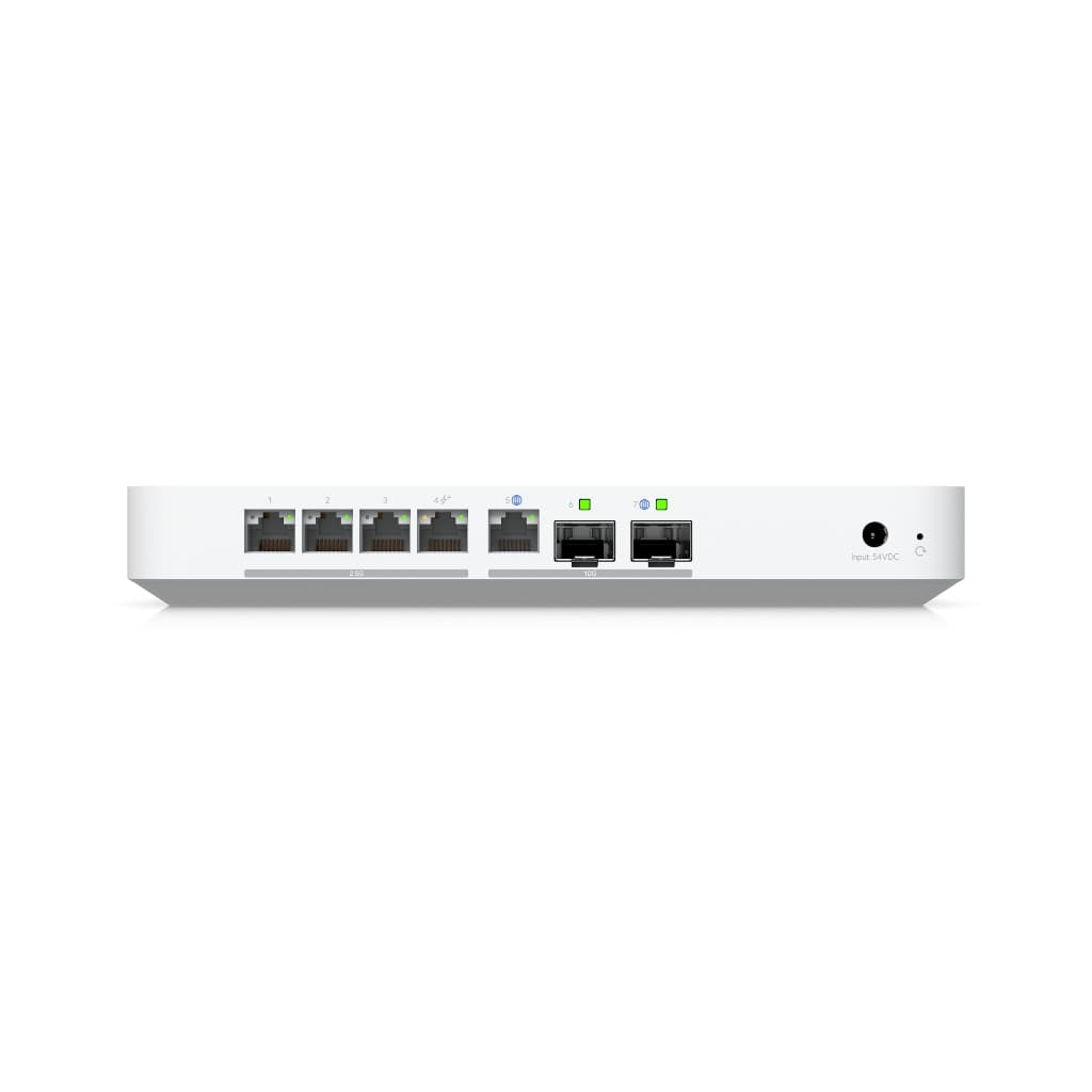 UBNT UniFi Cloud Gateway Fiber - UCG-Fiber 10G WAN/LAN 5 Gbps IDS/IPS NVMe NVR 50+ Cihaz & 500+ İstemci UniFi Gateway Firewall Router