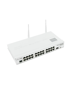 Mikrotik MikroTiK CRS125-24G-1S-2HnD-IN 24 Port Gigabit WiFi Router Firewall Switch - görsel 2
